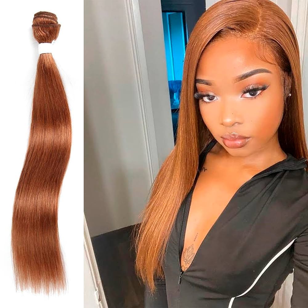 Amazon.com : X-TRESS Color #30 Hair WeaveStraight Brazilian